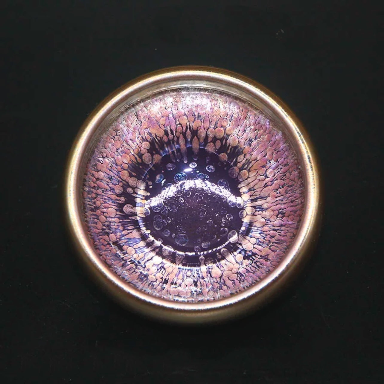 Golden Thread Oil-Drop Bowl