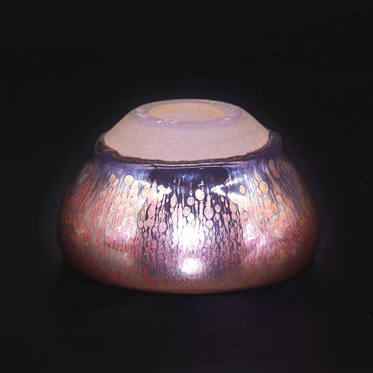 Golden Thread Oil-Drop Bowl