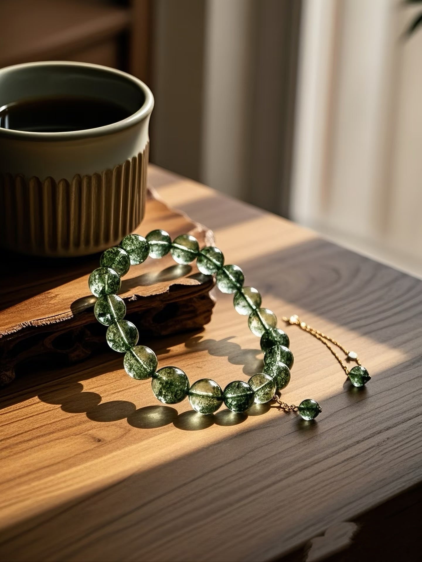 Green Phantom Crystal Bracelet