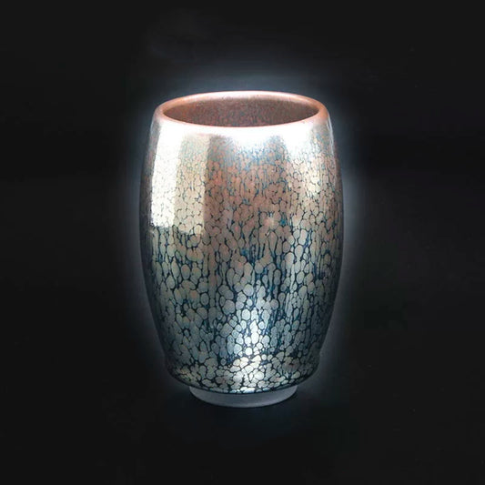 Silver Oil-Drop Grip Cup